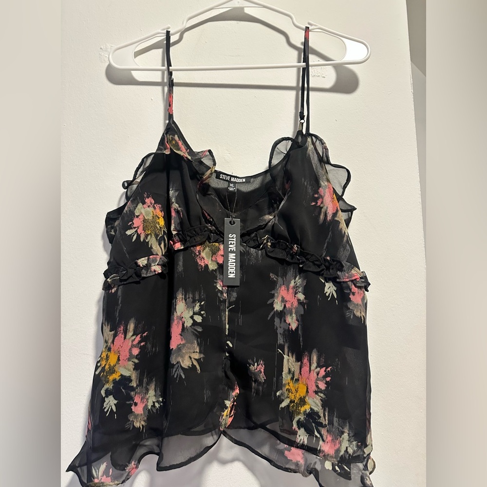 Floral tank top